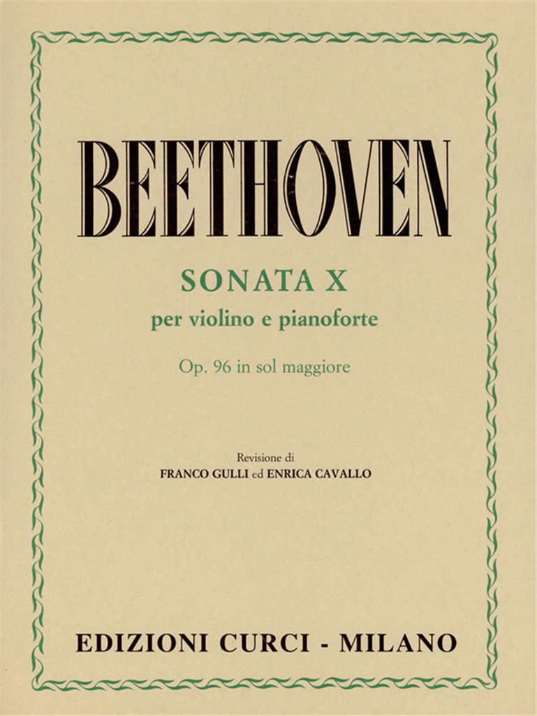 Sonata N. 10 Op. 96 (Gulli - Cavallo)